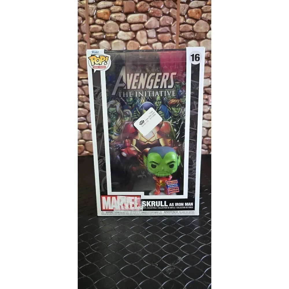 FUNKO POP MARVEL COMIC COVERS SKRULL AS IRON MAN # 16 #A95